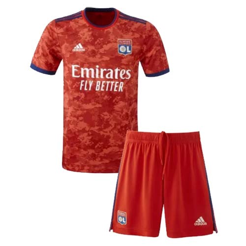 Camiseta Lyon Replica Segunda Ropa Niño 2021/22 Rojo